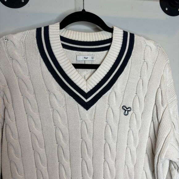 Aritzia TNA Clay Sweater Ribbed Knit - Picture 6 of 10